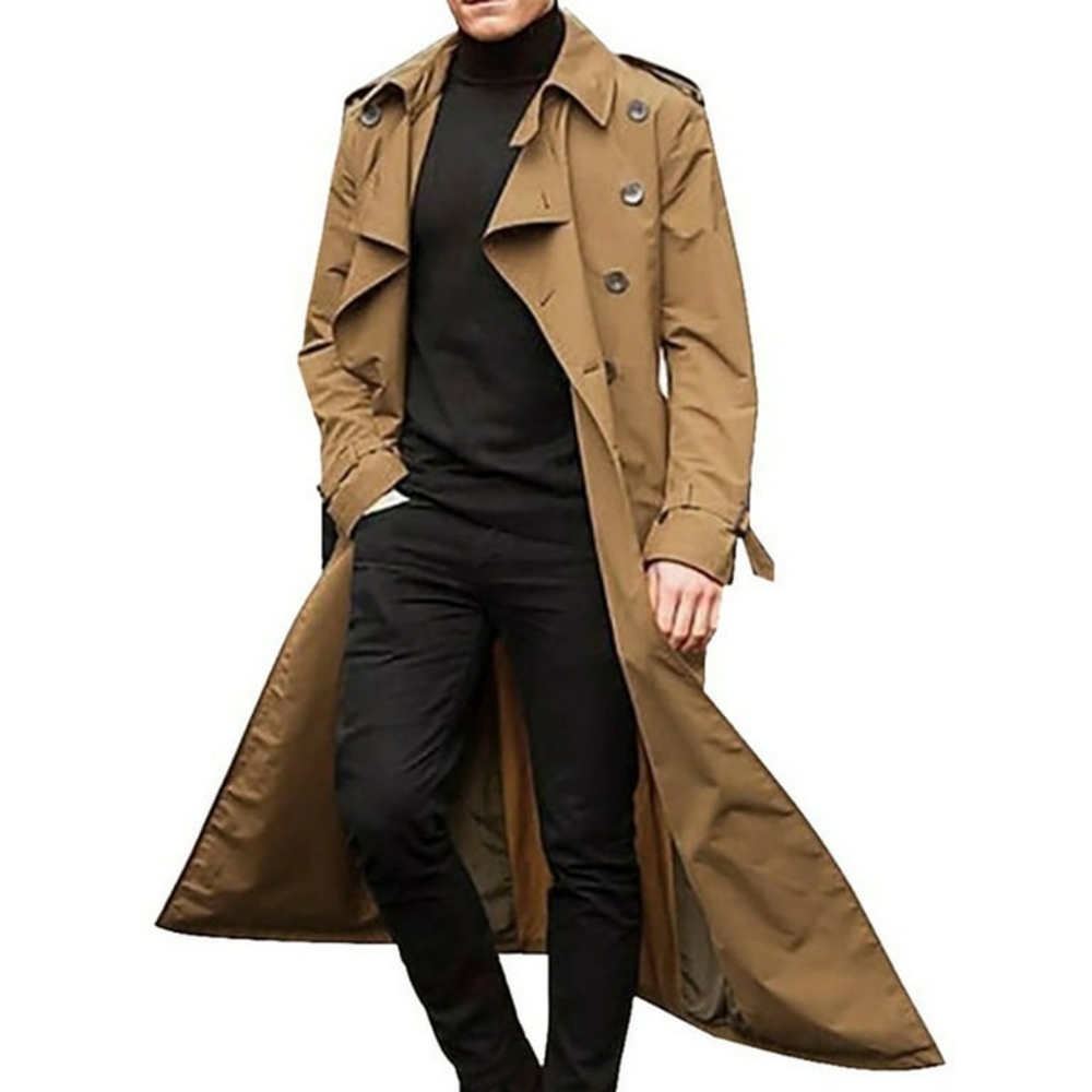 Men's Winter Trench Coat